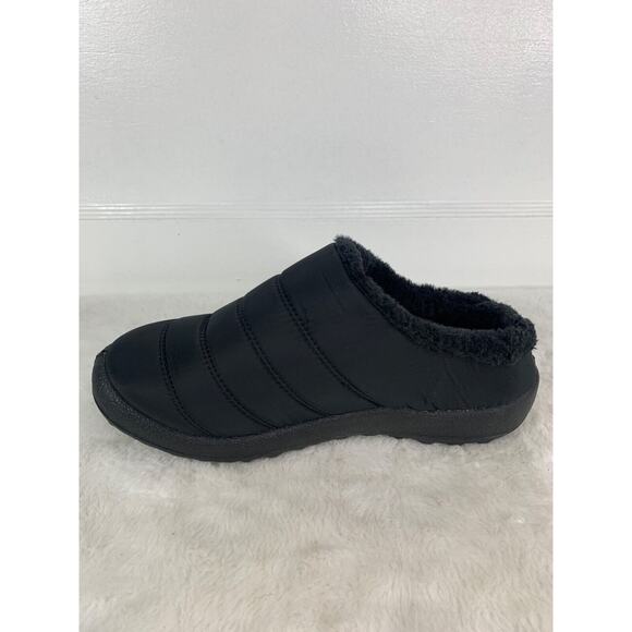 Womens Black Go Slip-On Plush-Lined Indoor/Outdoor Clogs Size 8 - Picture 6 of 8